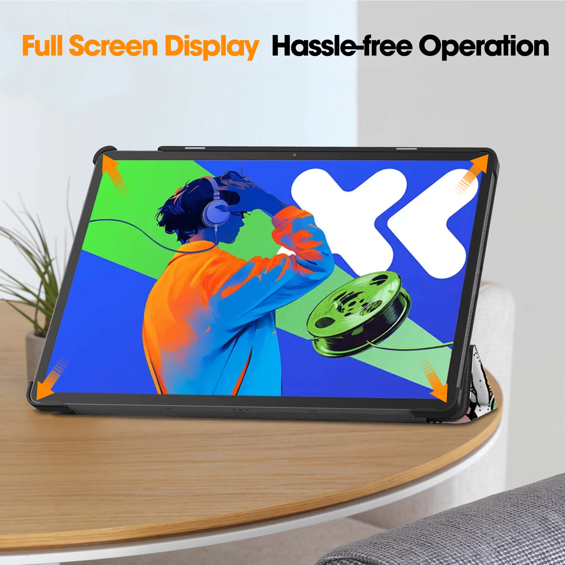 For Lenovo Xiaoxin Pad Pro 12 7 Inch 2025 Case Fashion Painted Magnetic Smart Tablet for Xiaoxin Pad Pro 2025 Case 12.7 Inch