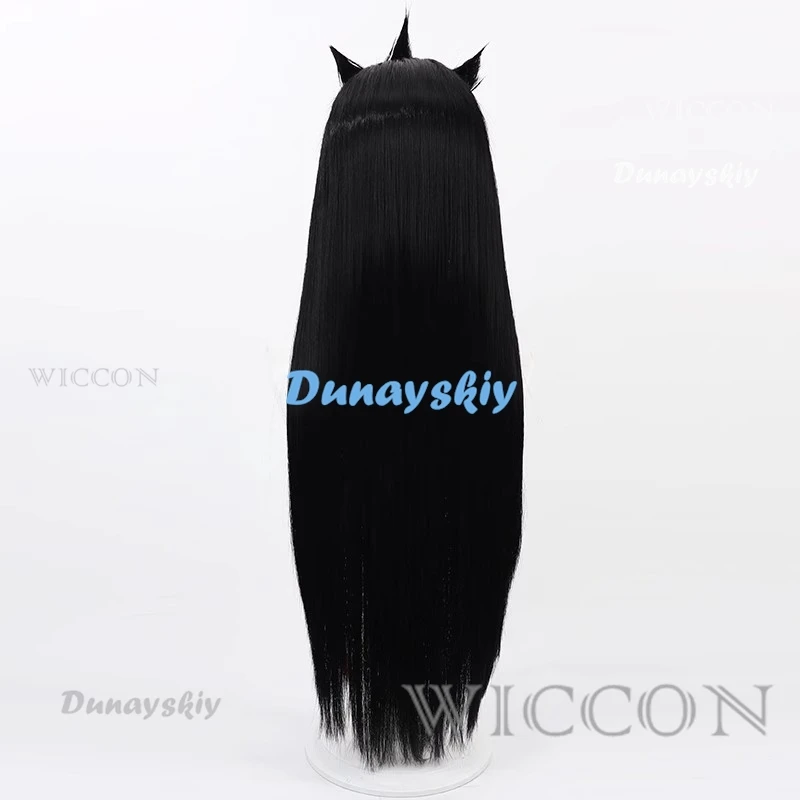 W magazynie Yone peruka gra peruka do Cosplay mężczyzn długie włosy czarne długa peruka Cosplay darmowa peruka czapka niezapomniany