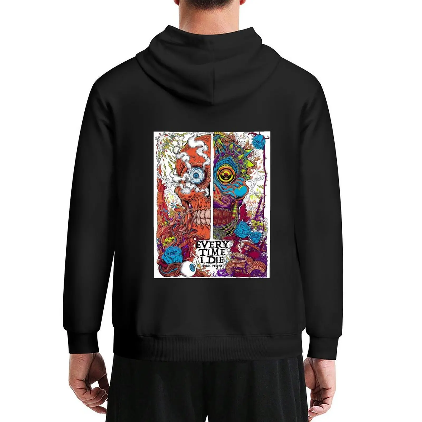 

fanart skull Hoodie men wear korean style clothes men's clothing anime clothes men's hoodie sweatshirt