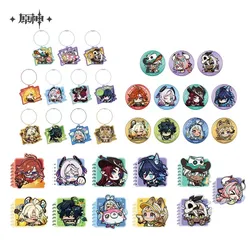 Sunsyea Genshin Impact Official Merch miHoYo Original Natlan Theme Series Q Version Keychain Badge Kinich Mualani Kachina