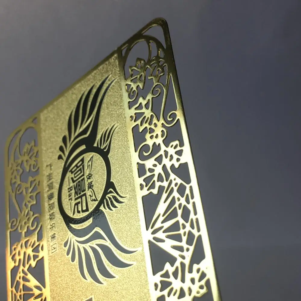 custom. Custom Laser Engraved Metal Cards Laser Engrave Attractive Appearance Metal Nfc Business Card Gold Plated Metal Membersh