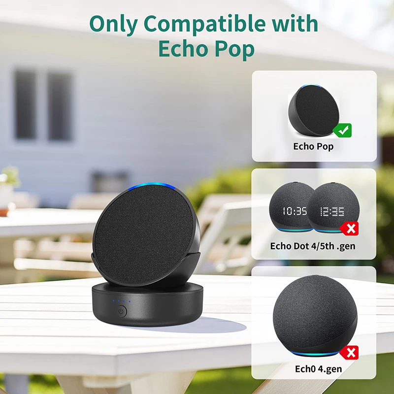 قاعدة بطارية لإيكو بوب ، 5000mAh ، حامل جبل ، بنك الطاقة المحمولة ، اكسسوارات الشاحن