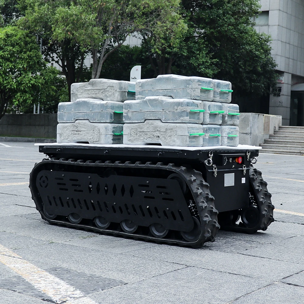 

Robot chassis rubber track for construction machine agriculture machine/ Rubber track system TINS-12E
