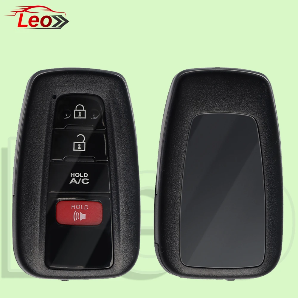 Leo สมาร์ทรีโมทคีย์สําหรับ Toyada Camry Hybrid 2018-2021 RAV4 Prius Prime Avalon P4: a9A9 314-314MHZ ID:8A-CHIP 0351-AC ปุ่ม