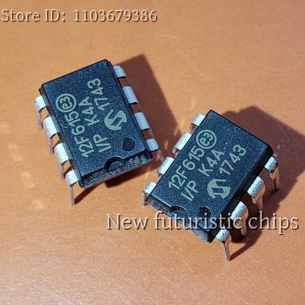 2-100PCS PIC12F615-I/P PIC12F615 DIP8 New Original MCU