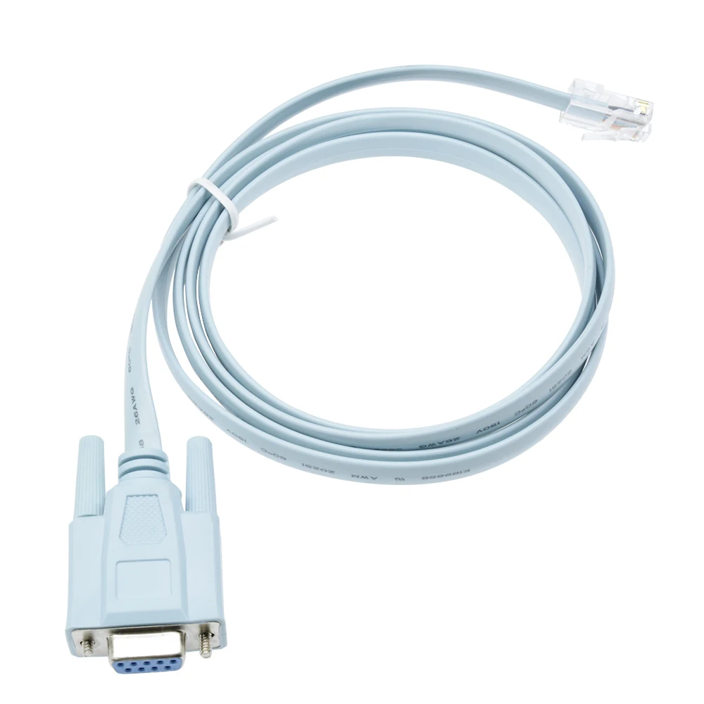 

USB Console Cable RJ45 Cat5 Ethernet To Rs232 DB9 COM Port Serial Female Routers Network Adapter Cable Length 1.5m