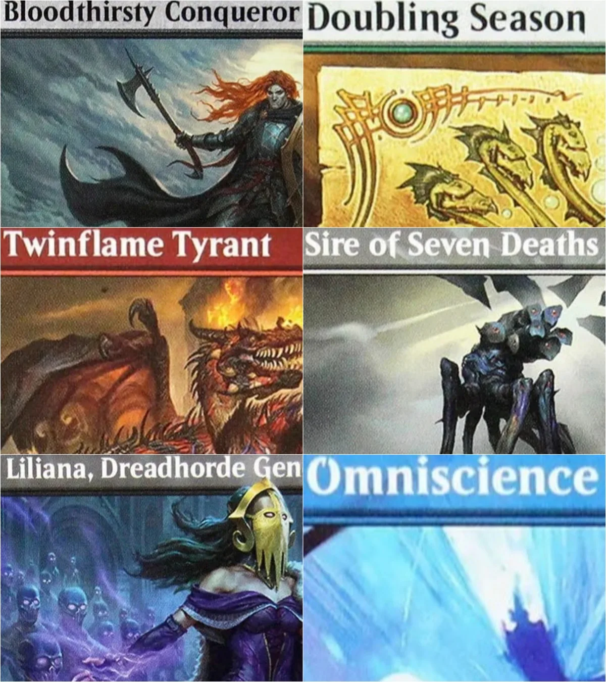 

Doubling Season /Twinflame Tyrant /sire of sevendeaths Magical Proxy Cards Game Quality Proxy Board Game Trading Cards Proxy