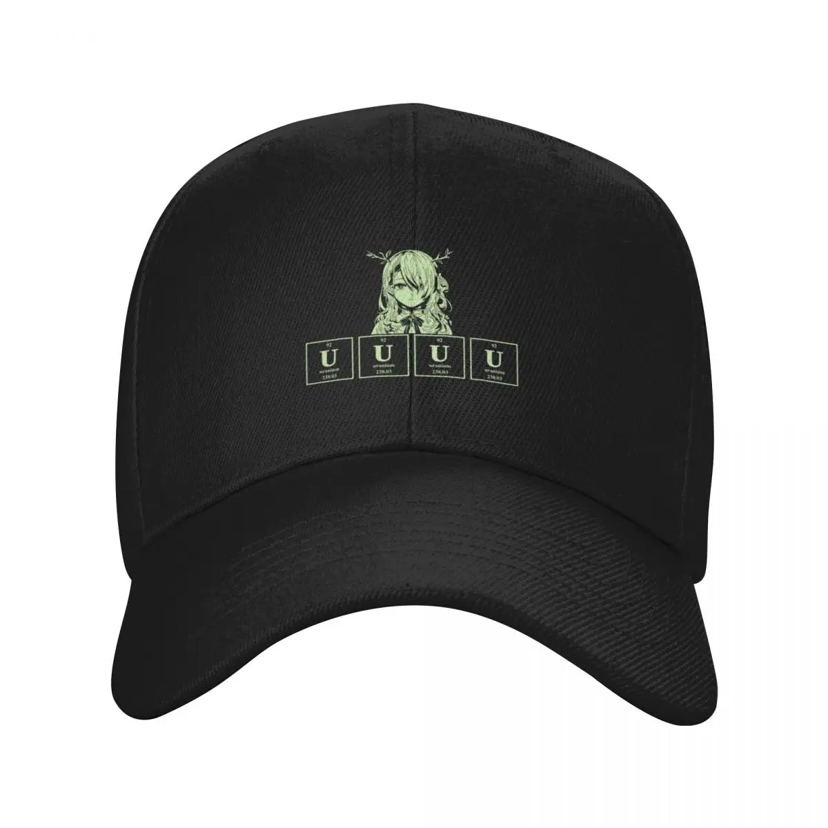 

Uuuuranium - green Baseball Cap Fishing cap Ball Cap Designer Hat Hats For Women Men's