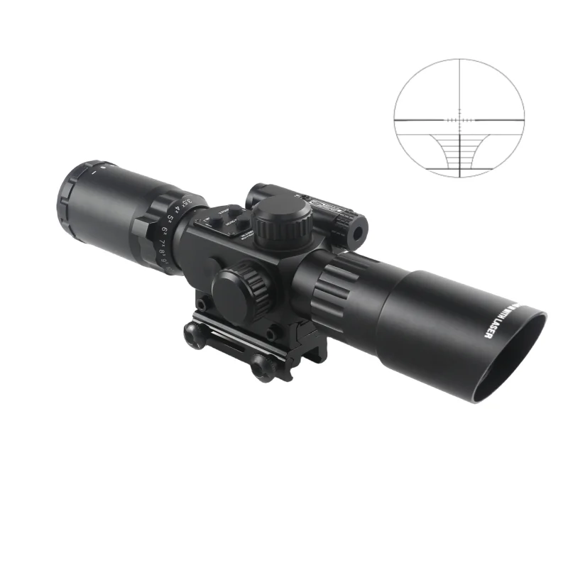 

3,5-10x40 ИК короткий красный точечный прицел военные тактические прицел подходит для направляющей 11 мм/20 мм направляющая охотничьи Луны для страйкбола