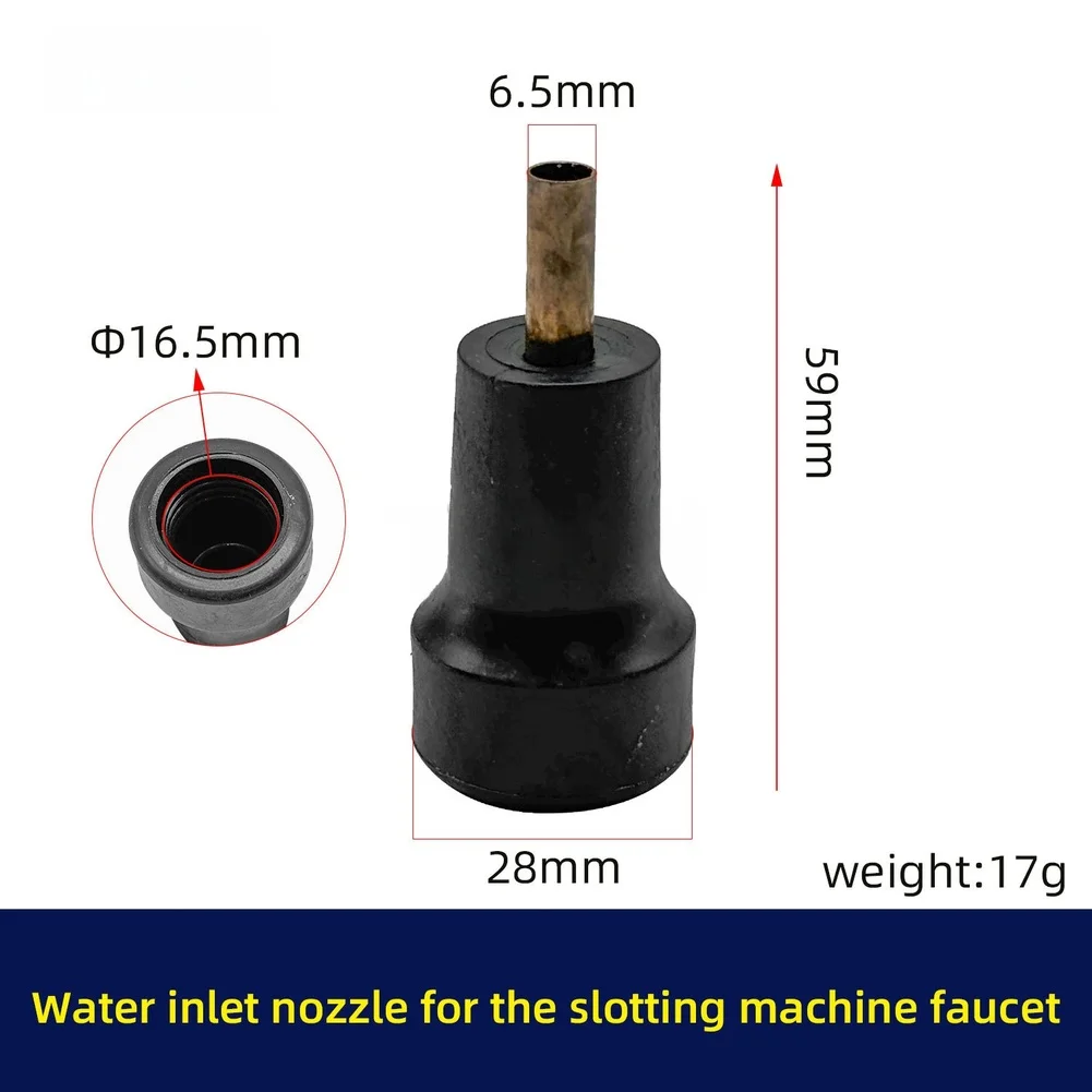 Water Inlet Valve For 110mm Cutting Machine Grooving Stone Cutter Φ16.5mm Interface Rubber Copper Anti-Leak Replacement Part