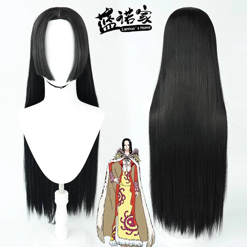 

Anime Boa Hancock Cos Cosplay Wig Halloween Carnival Party Props Synthetic Hair Heat Resistant Fiber + Wig Cap