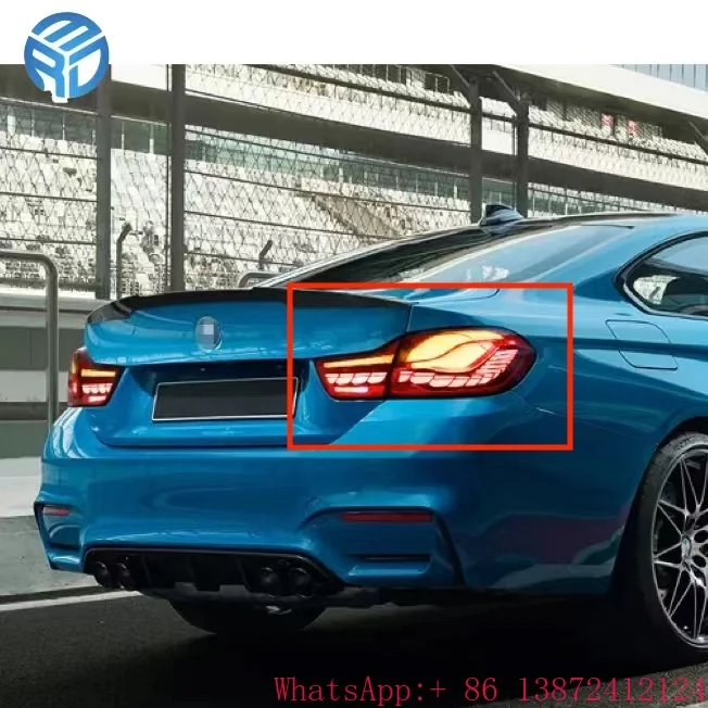 

for BMW F32 F33 F36 F82 425i 430i 440i 2014-2020 4 Series M4 Style Led Rear Lamp Stop Light with E MARK Dragon Scales
