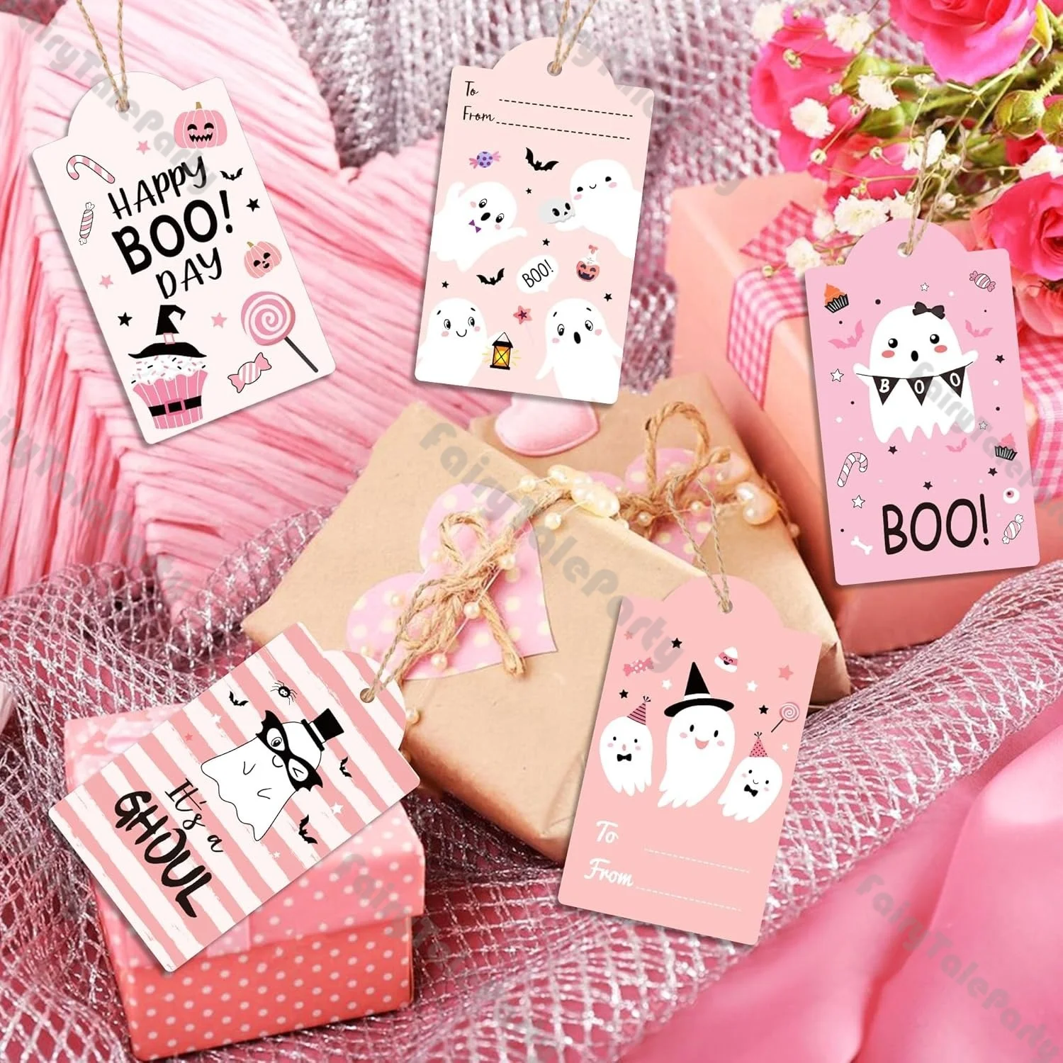 

Halloween Party Decorations Pink Ghost Home Decorations Haunted House Horror Decorations Event Party Decorations