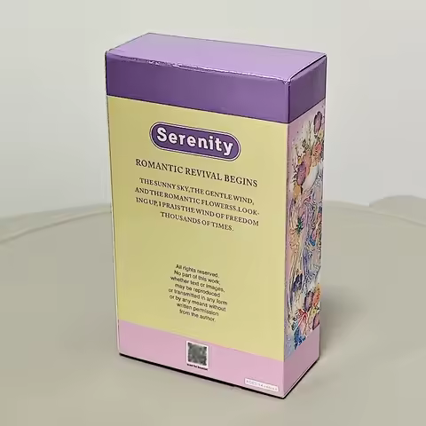 Serenity Tarot Deck 10.3*6cm 78 Pcs Warm Dreamy Anime-Style Tarot Cards Based on Rider System