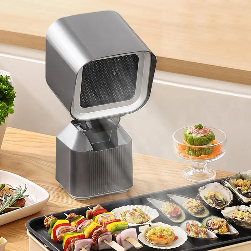 New Portable Mobile Range Hood Mini Small and Large Suction Hot Pot BBQ Desktop Range Hood Quiet Home