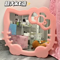 Animation peripheral sanrio three-dimensional dressing mirror fashion Hello Kitty cute cartoon dormitory desktop makeup mirror