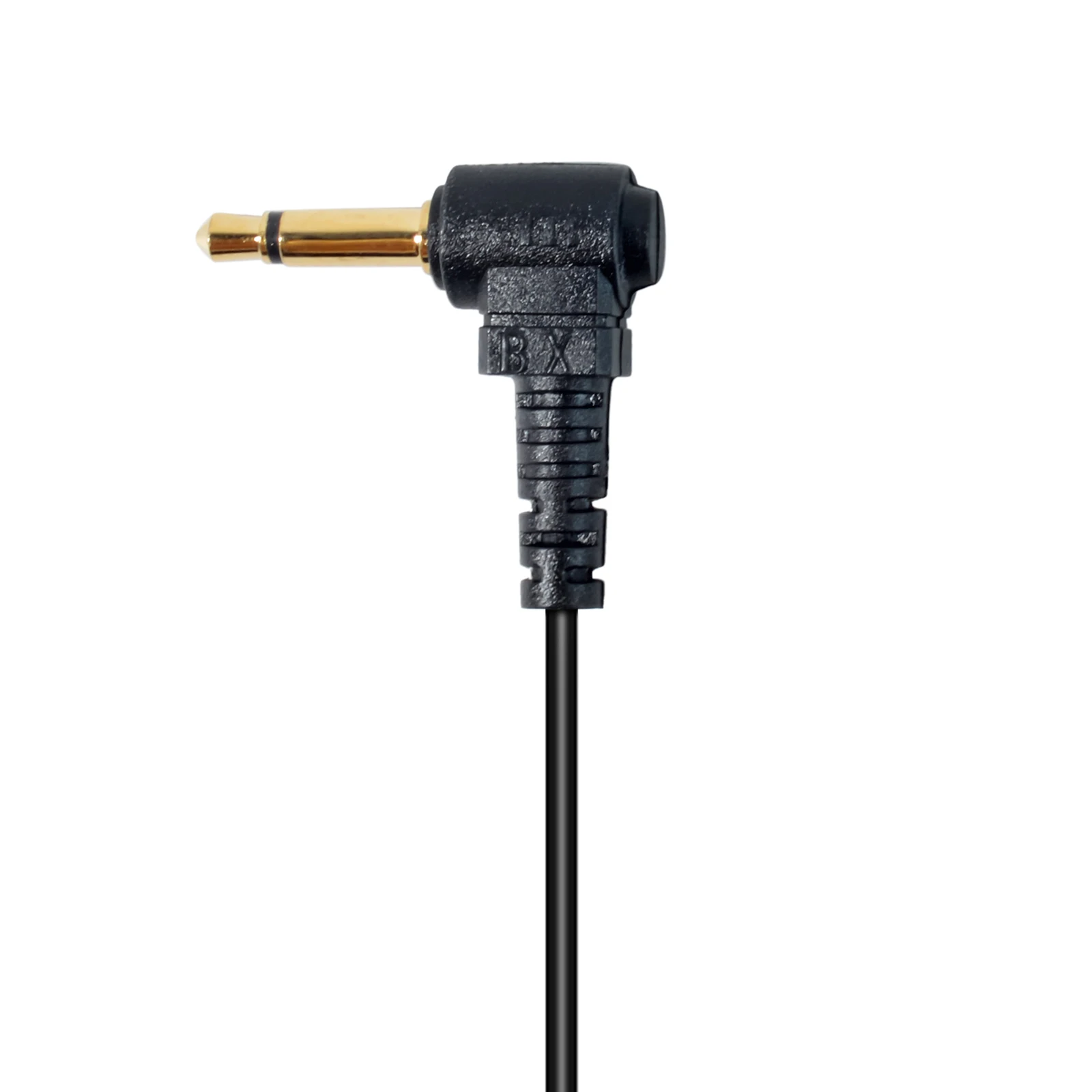 Auricolare radio da 3,5 mm per ricezione/uccolta solo, cuffia di sorveglianza con gancio per l'orecchio morbido a forma di G per radio bidirezionale, microfono altoparlante radio