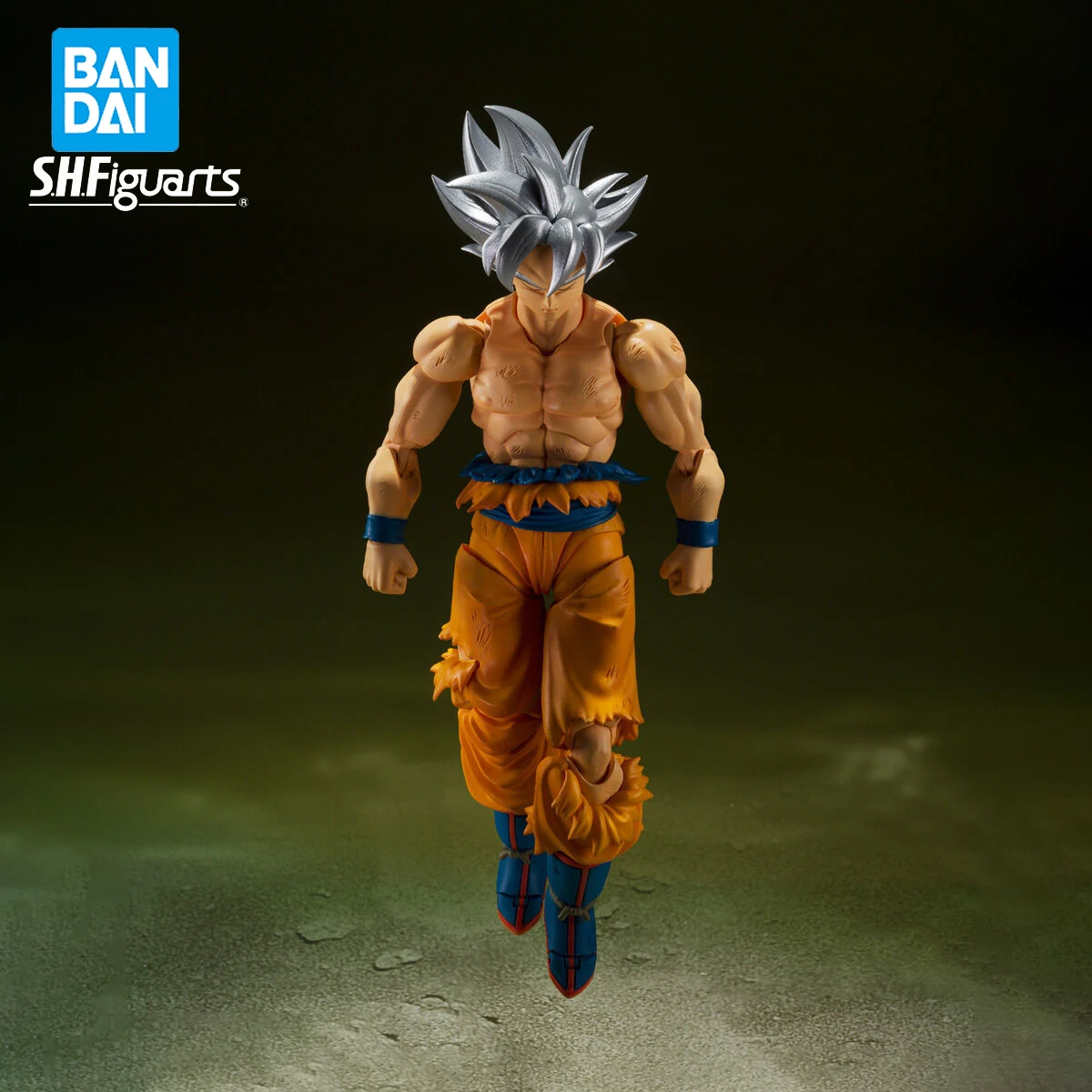 Original BANDAI SHFiguarts Anime Dragon Ball Super VJ 30th Toyotarou Edition Ultra Instinct Son Goku Action Figure Genuine Model