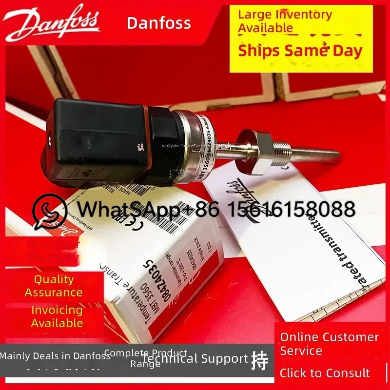 Danfoss MBT5250 Temperature Sensor 084Z8226 084Z8134 084Z2218 084Z8019 084Z2202 084Z8292 Industrial Probe Thermistor
