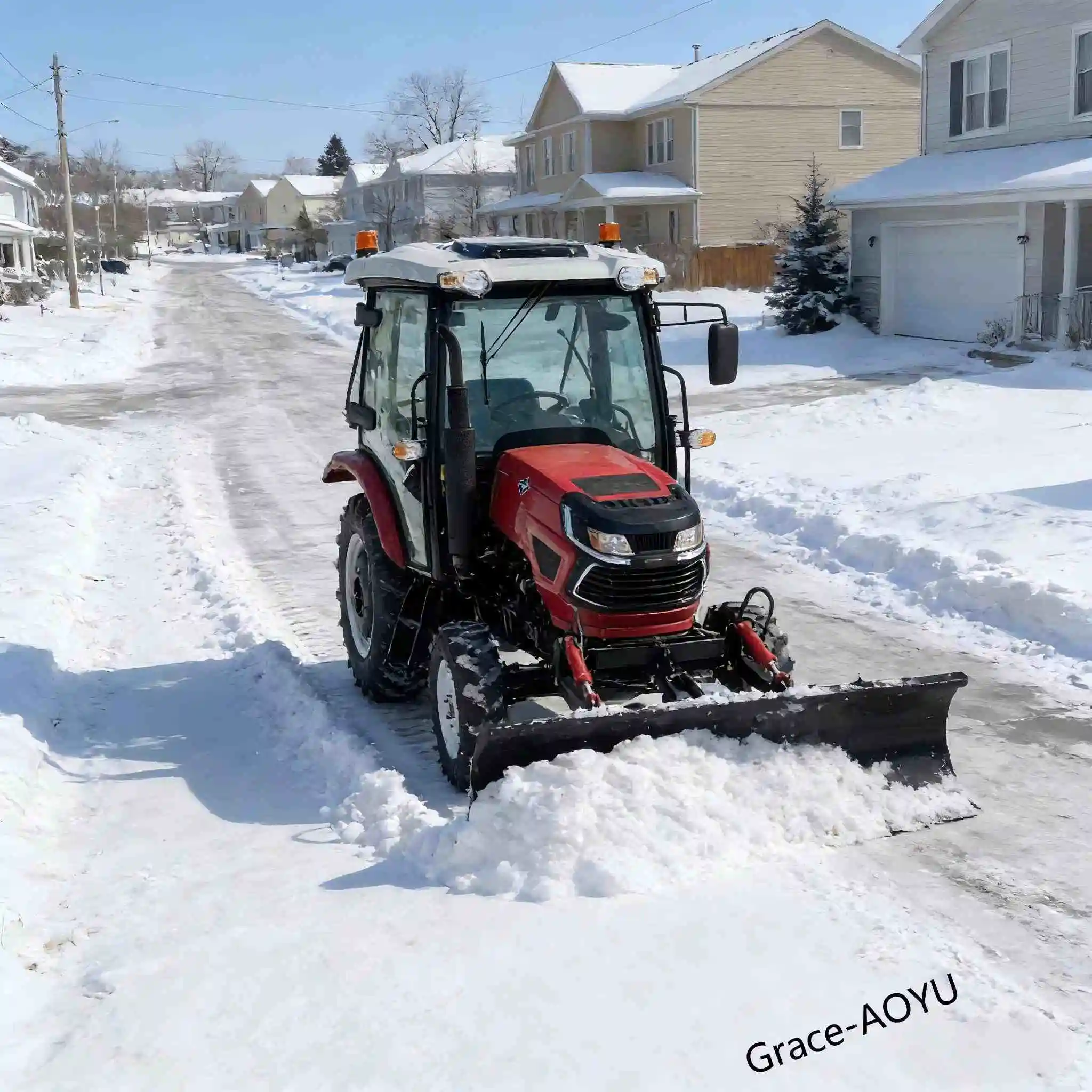 4x4 50-120 hp agricultural tractors for sale, CE certified, and compatible with various agricultural implements.