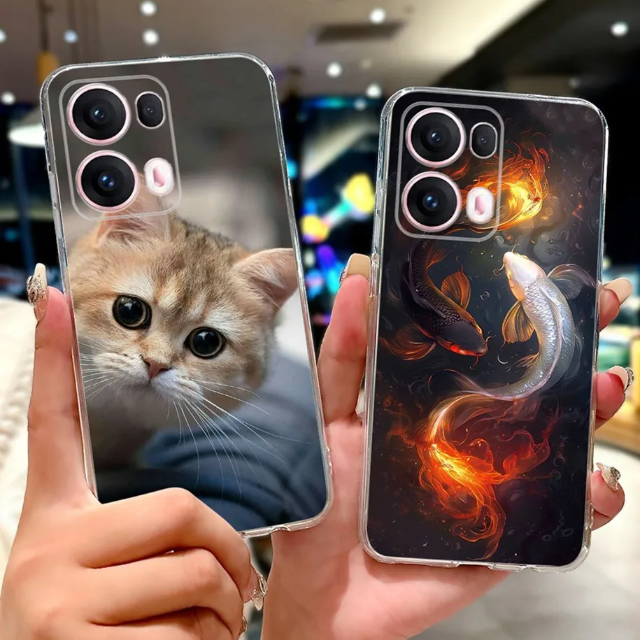 For OPPO Reno 13 Case Reno 13 Pro Cover CPH2689 CPH2697 Luxury Dragon Painted Soft Slim Phone Cases For OPPO Reno13 13Pro Bumper
