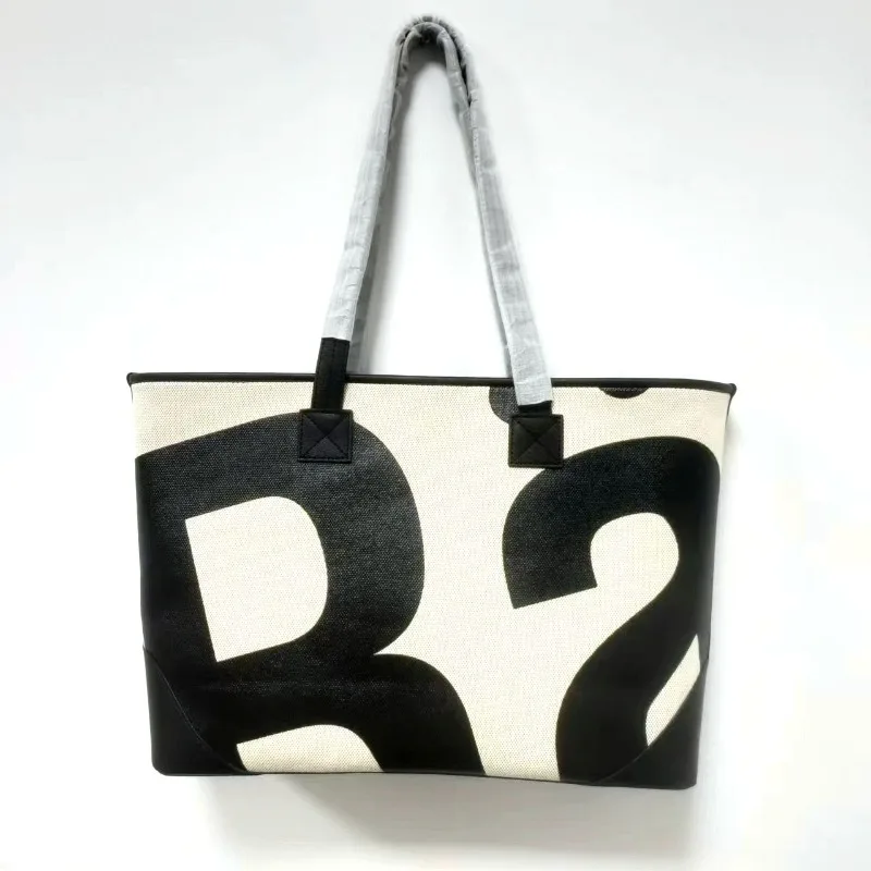 

Новая женская вместительная сумка-тоут на одно плечо, ручная сумка для покупок, простая летняя сумка на плечо для уличного бизнеса