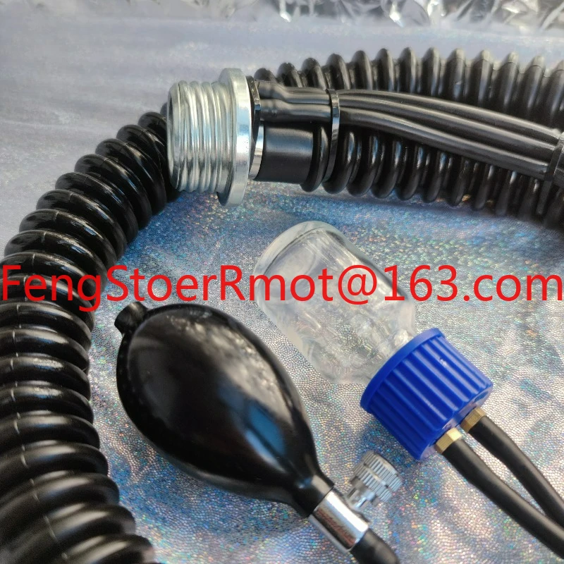 Suitable for trachea metal connector catheter mask fittings rubber tube gas introduction