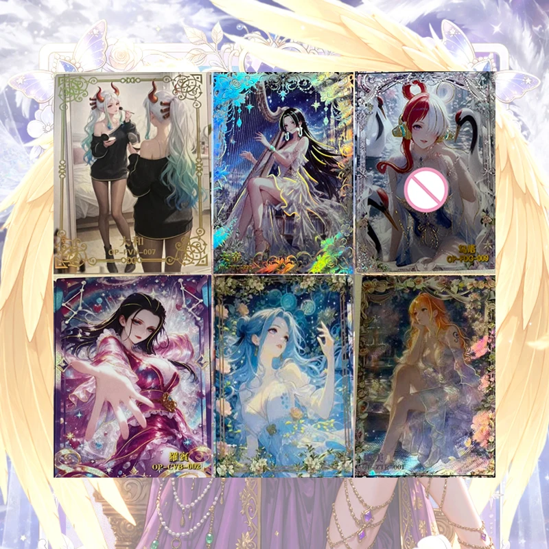 Japanese Anime One Piece FVH GSA AIU SQA MNG DFG ZTR Cards Robin Nami Hancock Perona Shirahoshi Yamato Uta Vivi Collection Cards