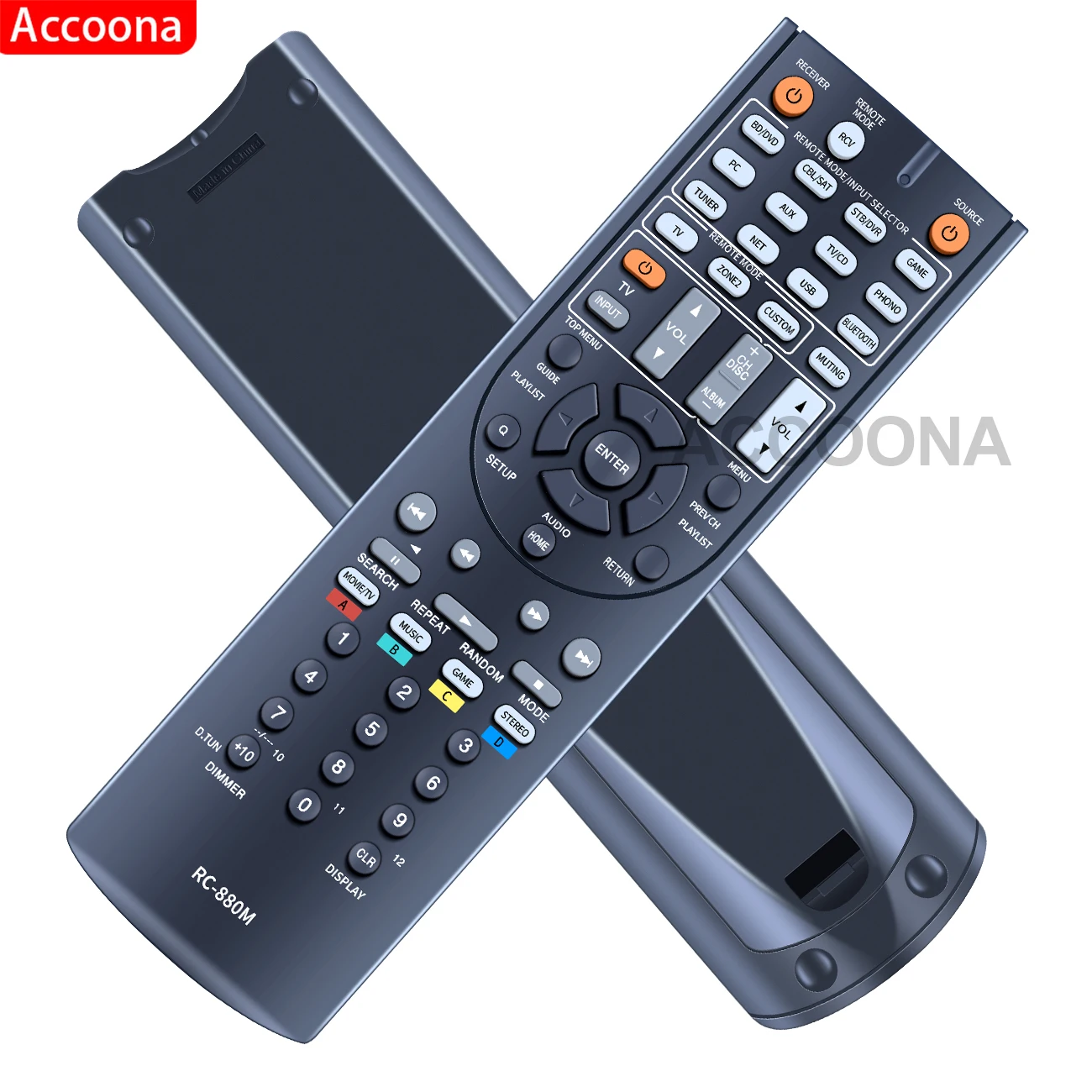 Remote Control for Onkyo RC-880M TX-NR636 HT-RC660 HT-S7700 HT-R693 TX-NR838 TX-NR737 Integra RC-881M DTR-30.6 7.2 A/V Receiver