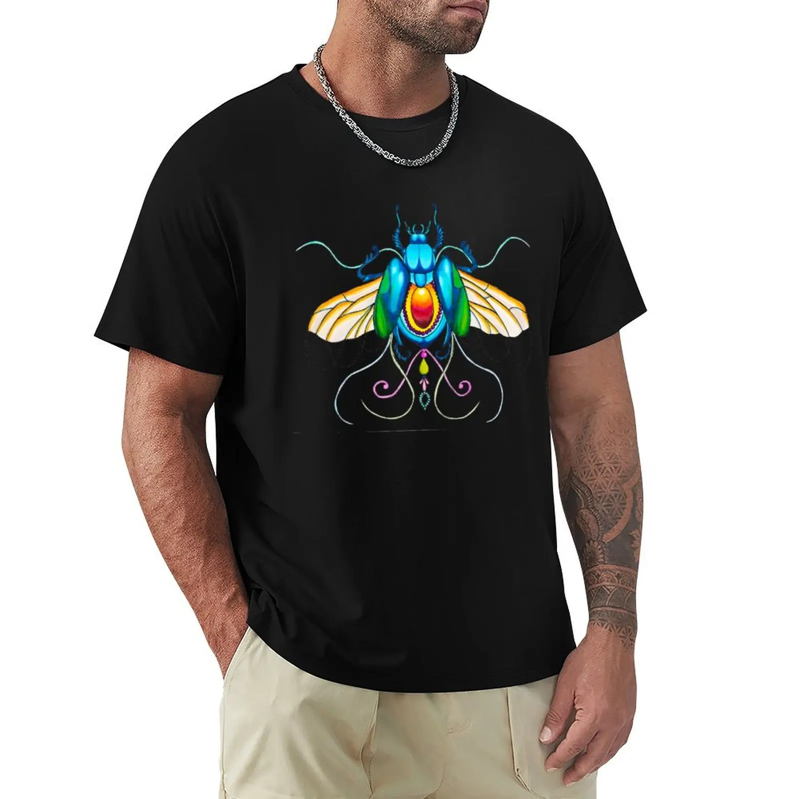 Jewel Beetle T-Shirt blanks blue archive custom t shirt blacks mens shirts graphic tee image 3