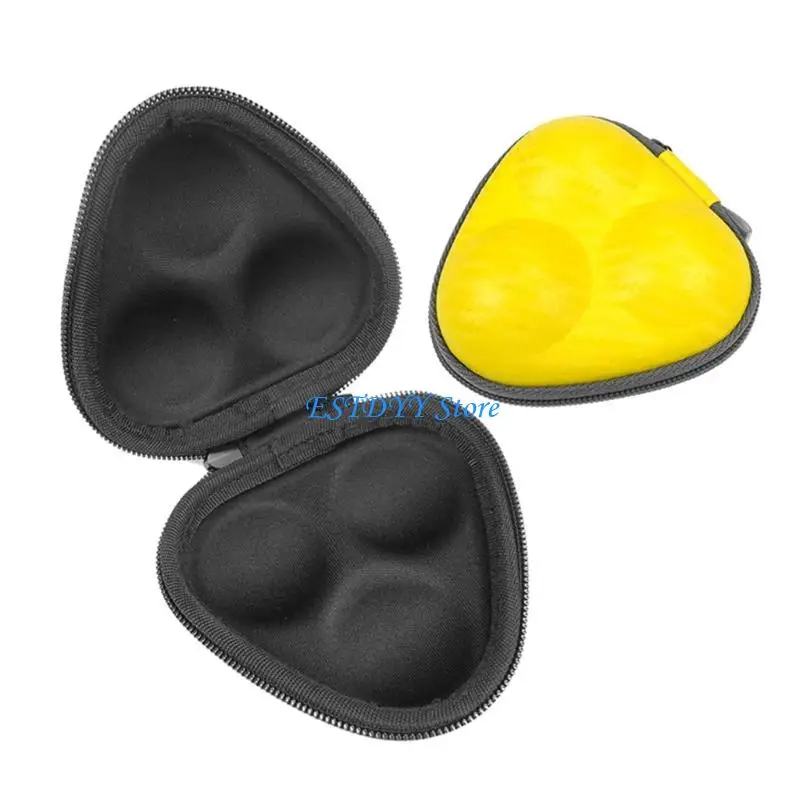 

G6DE PU Leather 3 Pingpong Storage Box Table Tennis Storage Case Waterproof Hard Box Sport Training Accessory