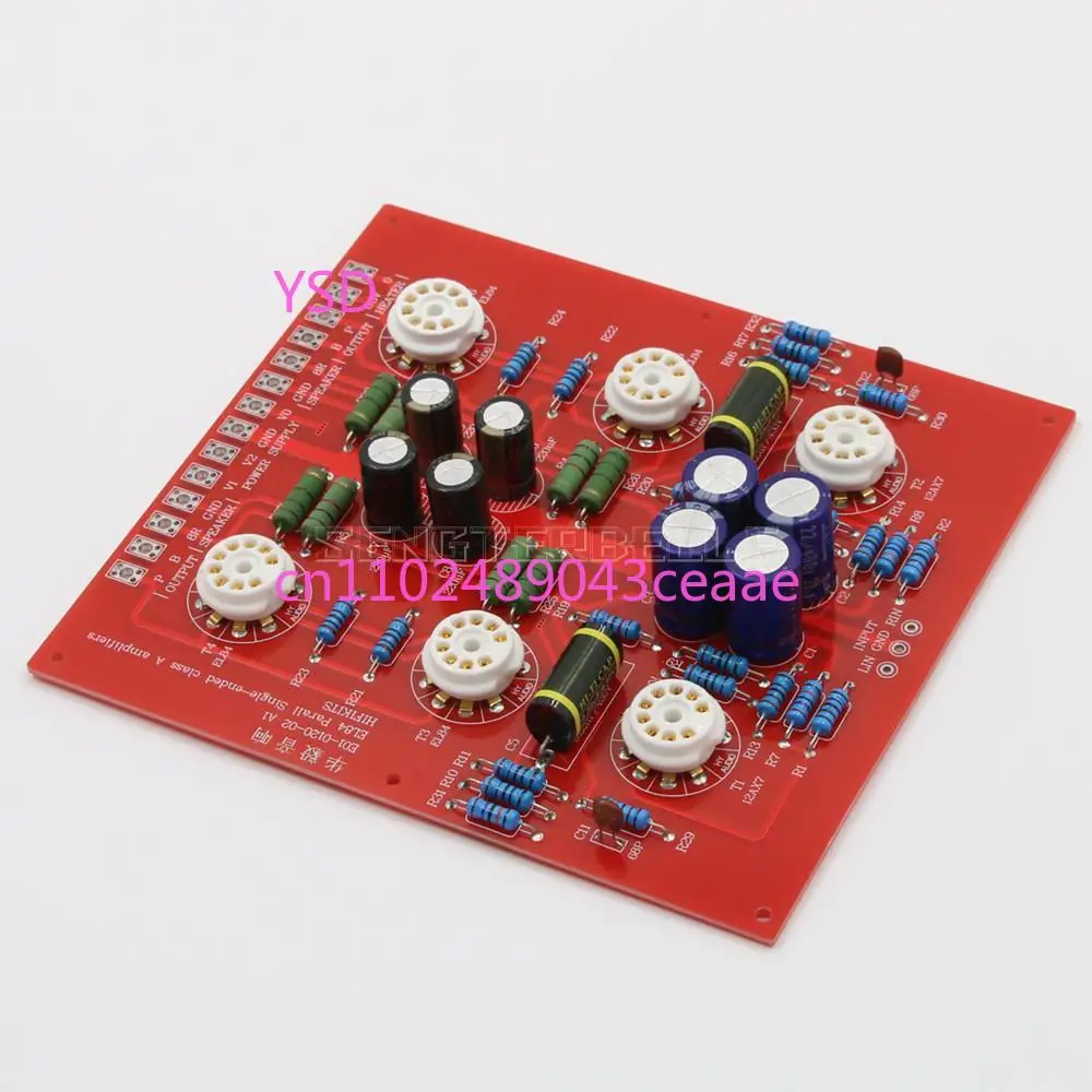 Assemble AN OTO EL84 Parallel Single-Ended Tube Audio Board 9WX2 With Power Supply Board
