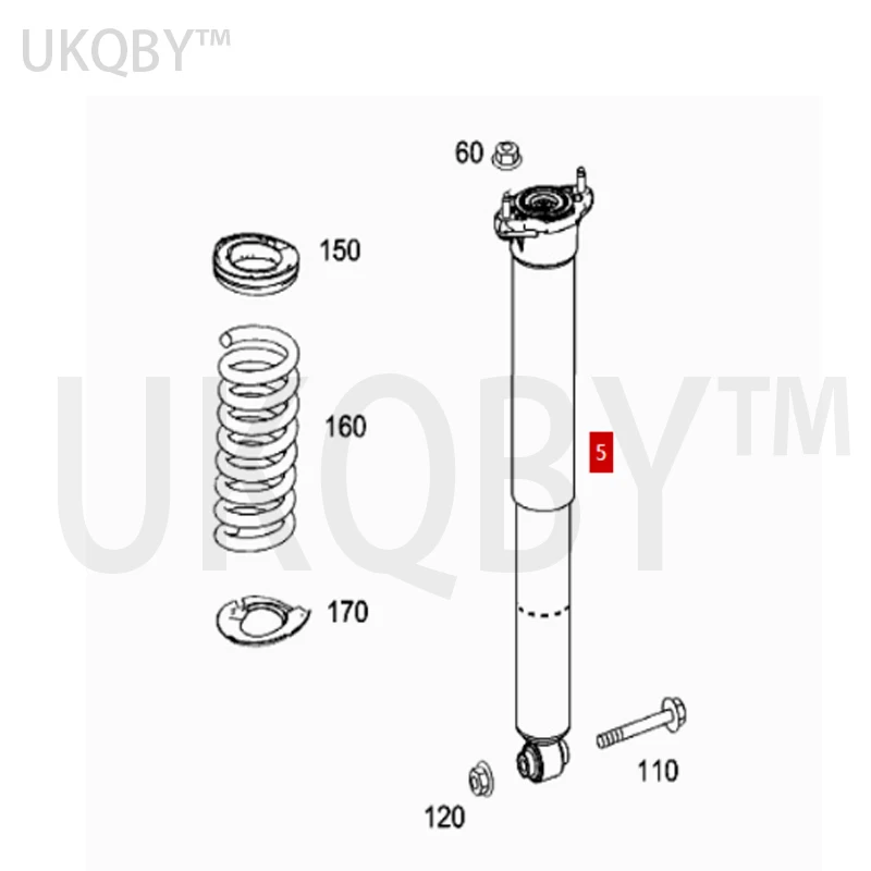 A2043200131 A2123203830 A2043267100 A2043260200 Suspension rod swing arm fixed bracket base top glue