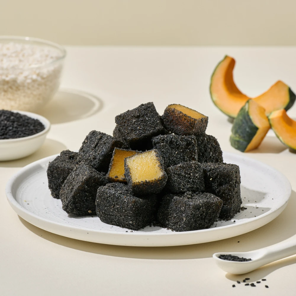 Top 1 Sésamo Negro Ho Bang Injeolmi 600g