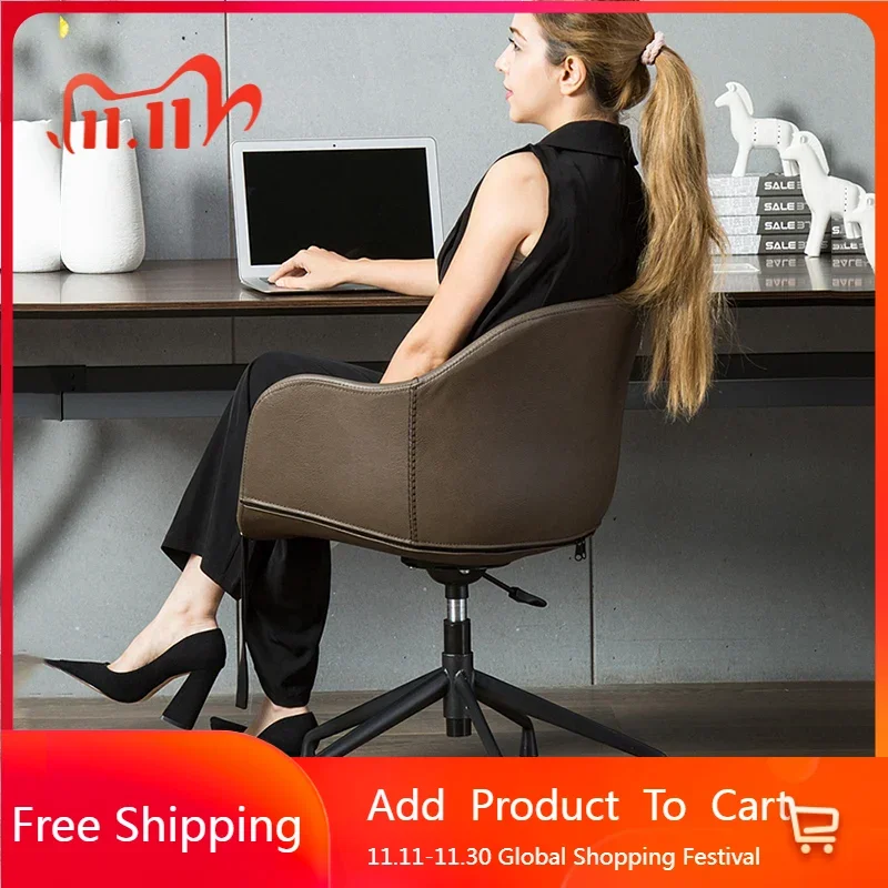 

Luxury Playseat Office Chair Throne Vanity Study Ergonomic Modern Office Chair Comfortable Nordic Silla Oficina Salon Furniture