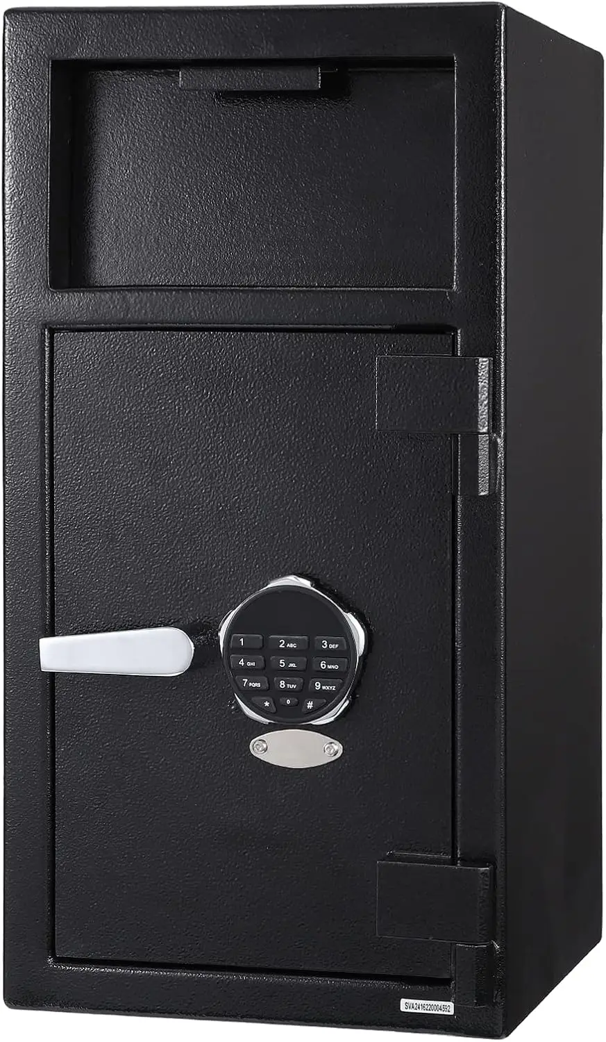 Fireproof Depository Safe , Electronic Anti-Theft Drop Safe for Business with Programmable Numeric Keypad Lock and Spare Keys