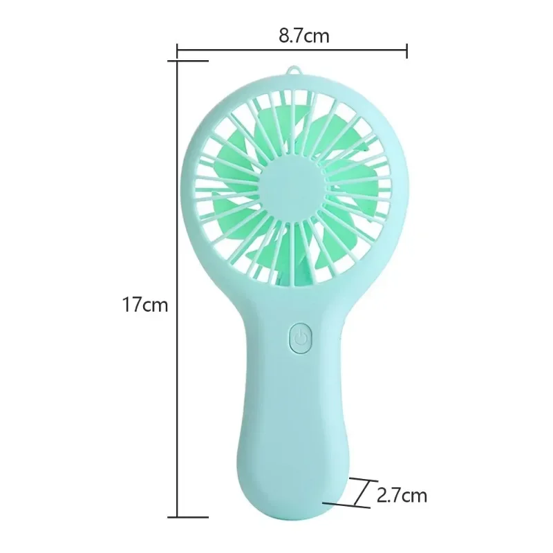 Mini ventilateur de poche rechargeable USB portable pour bureau et étudiant_voghion.com