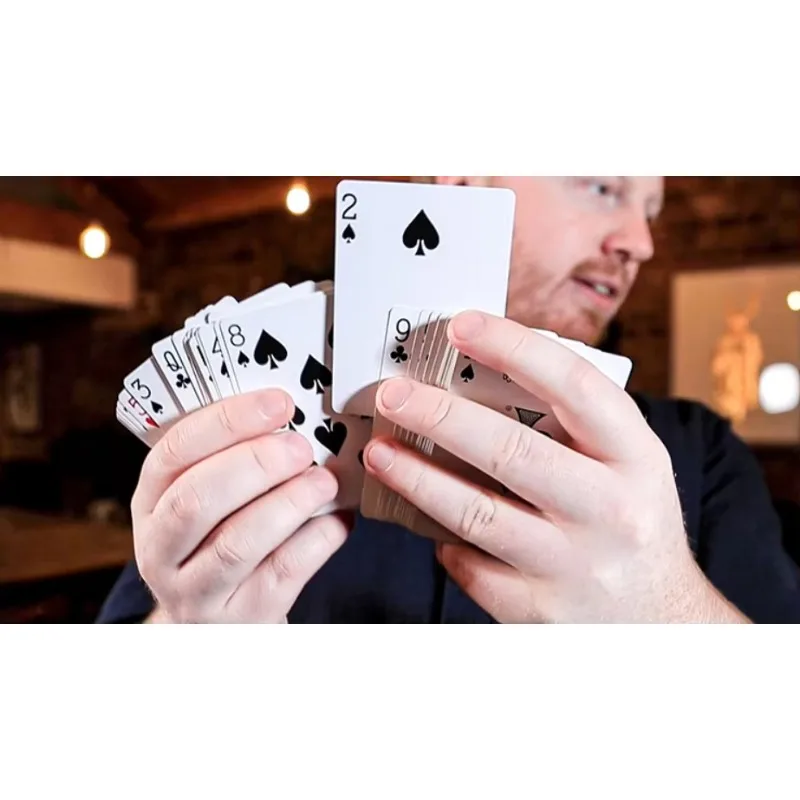 Magic Trick Icarus by Christian Grace Visual Card Change Transformation Gimmick Close Up Street Magician Illusion Prop Accessory