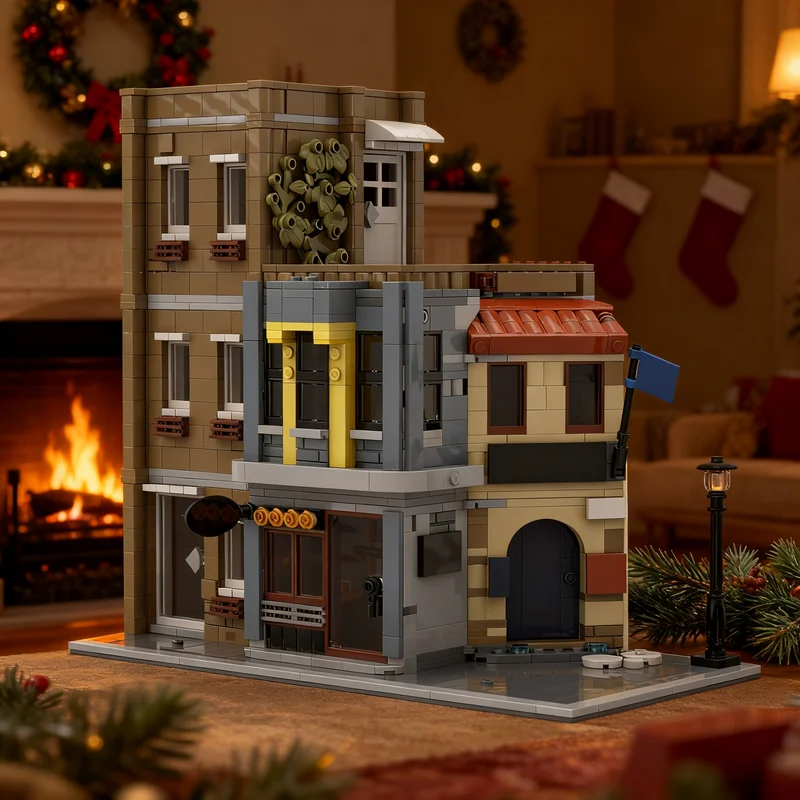 1178pcs MOC Captain Smoker Showdown Expansion Model Building Blocks Christmas Gift Art DIY 3D Craft Education Idea Assemble