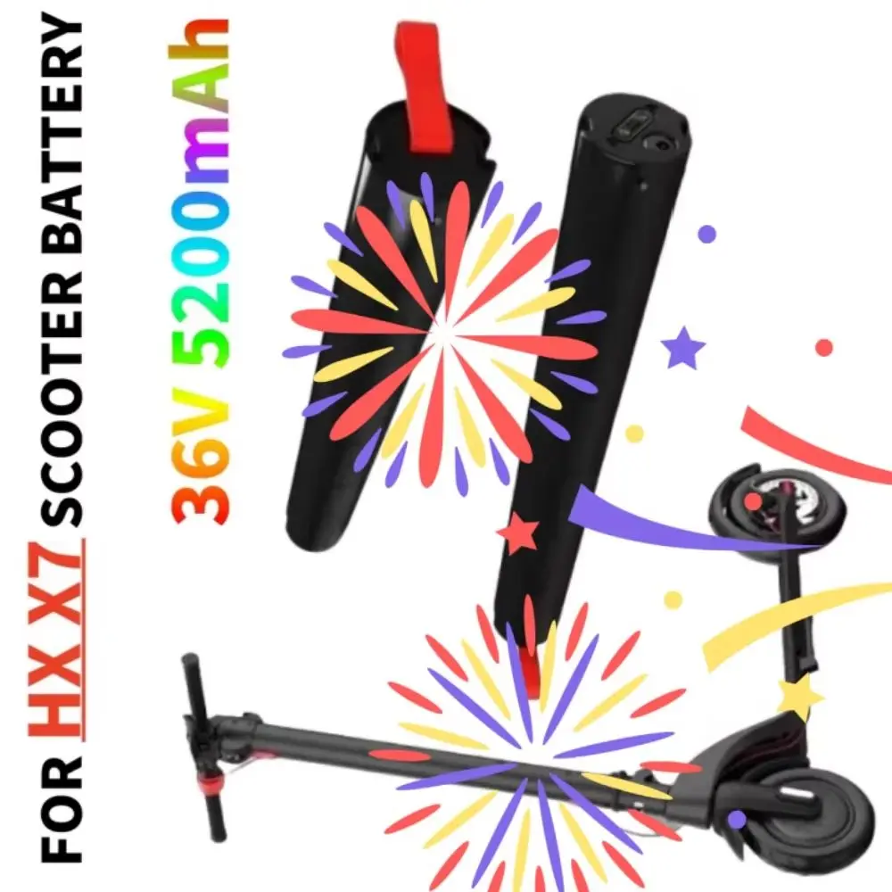

New For Huanxi HX X7 Electric Scooter 36V 5.2Ah Foldable with Built-in Rechargeable Battery - Eco-Friendly Transport Solution