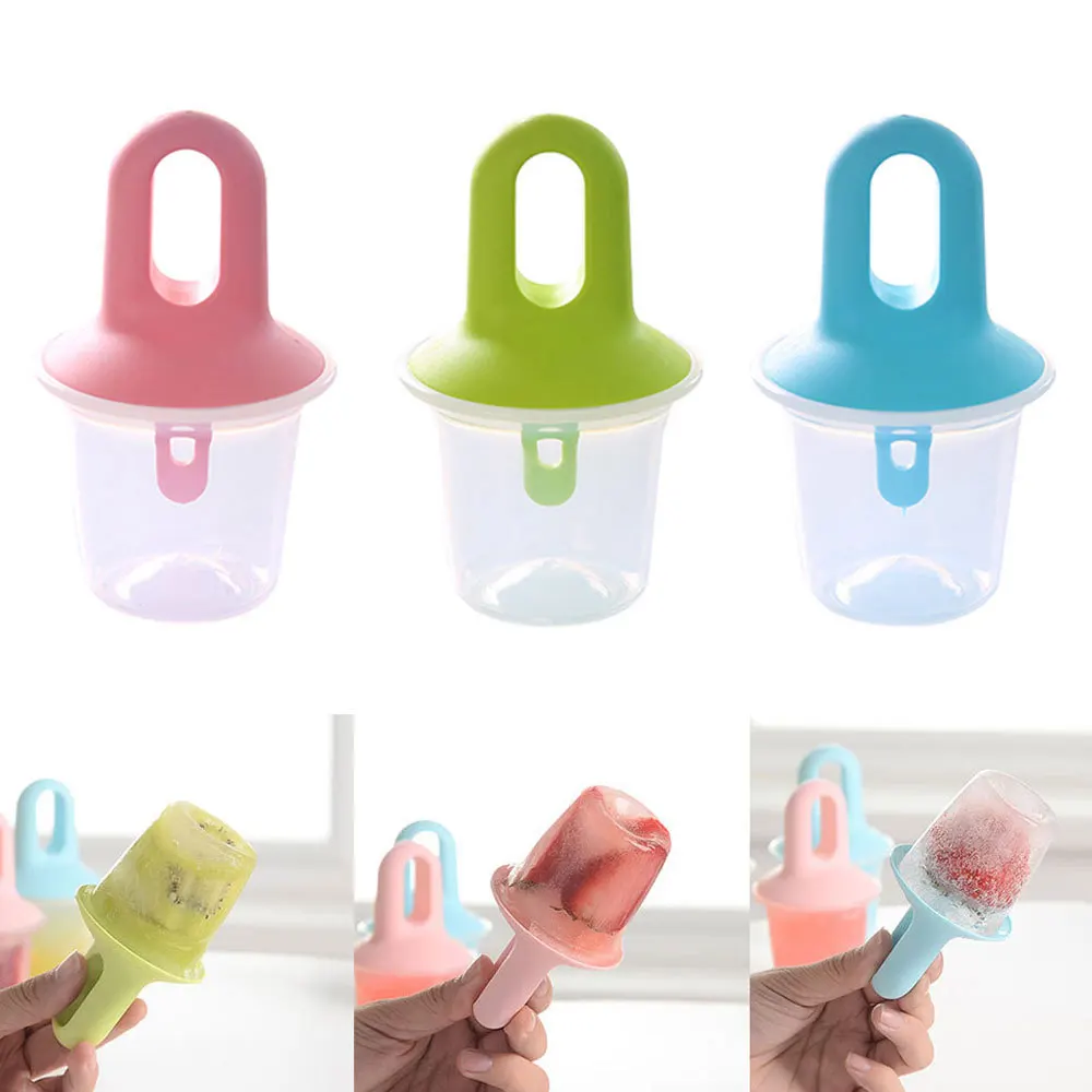 1/2/3pcs DIY Ice Cream Pop Lolly Molds Mini Ice Popsicle Mold Ice Cream Ball Lolly Maker Summer Children's Ice Cream Maker