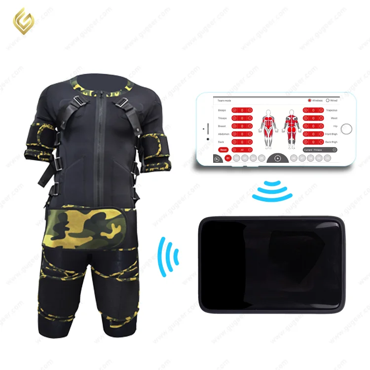 

Ems exercise fitness session workout vest trainers whole body muscle stimulation suit