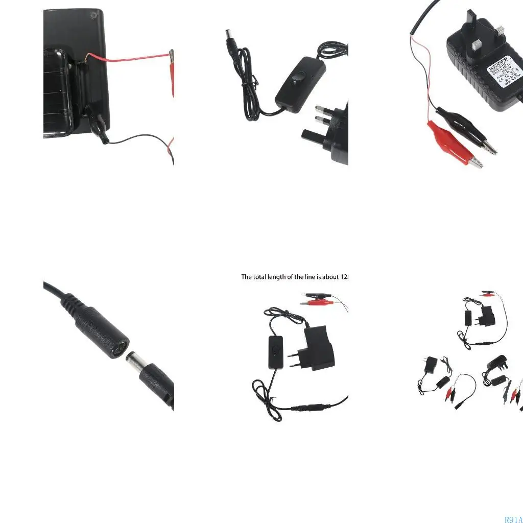 R91A AC to 5.5x2.5mm 1.5V 1A Power Adapter for Clock Thermometer and more device