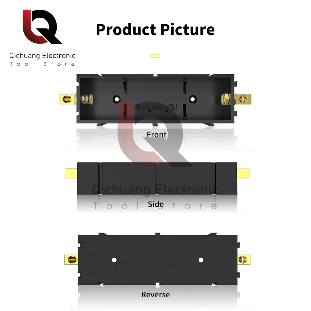 18650 21700 20700 Caja de Batería de Soldadura libre Caja de La Batería de la Ranura de La Batería Splicable 18650 Titular con Tapa Conector