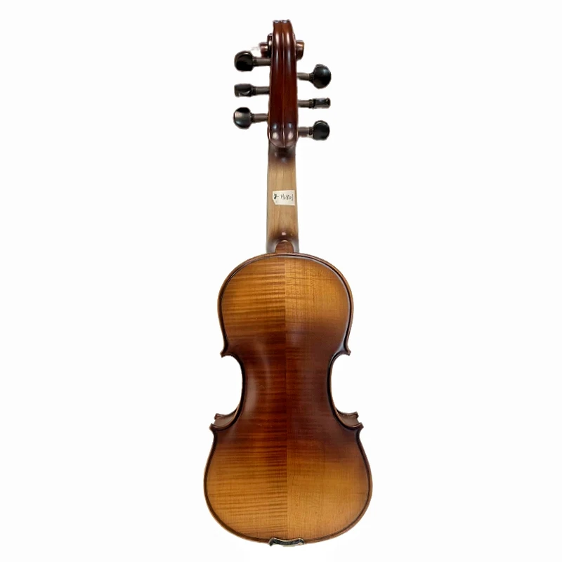 6 strings 4/4 electric & acoustic violin Beautiful Fiddler Maple backboard Pure handmade accessories