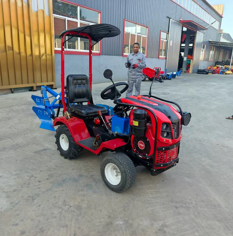40HP Multi Function Tractor PTO Three Point Linkage With Front Loader Bulldozer for Farm Cultivation Garden Planting