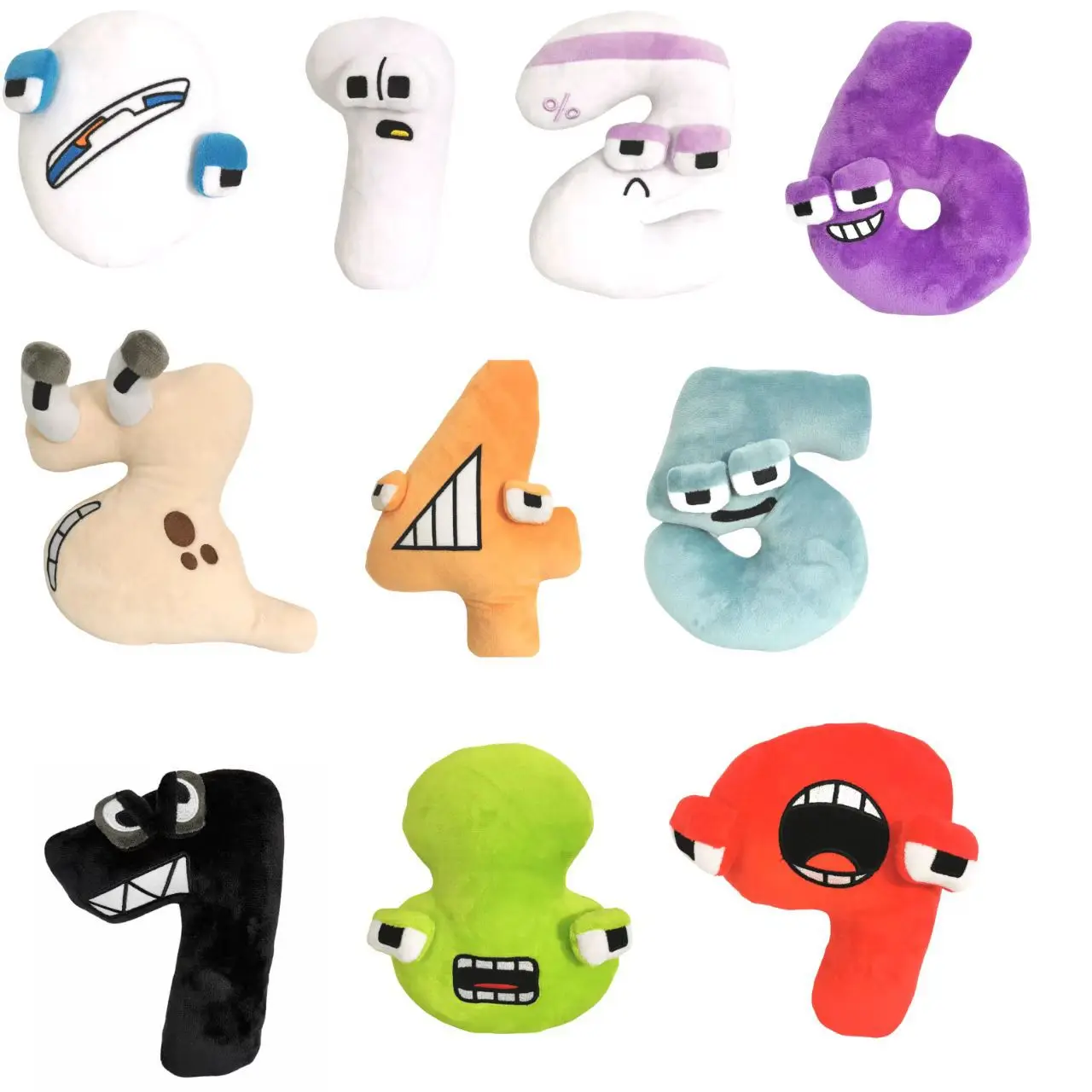 Creative Number Lore Alphabet Lore Toy Anime Doll Kawaii Letters Toys Children Montessori Numbers 0-9 Doll Toy Kids Collection