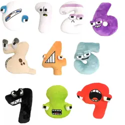 Creative Number Lore Alphabet Lore Toy Anime Doll Kawaii Letters Toys Children Montessori Numbers 0-9 Doll Toy Kids Collection