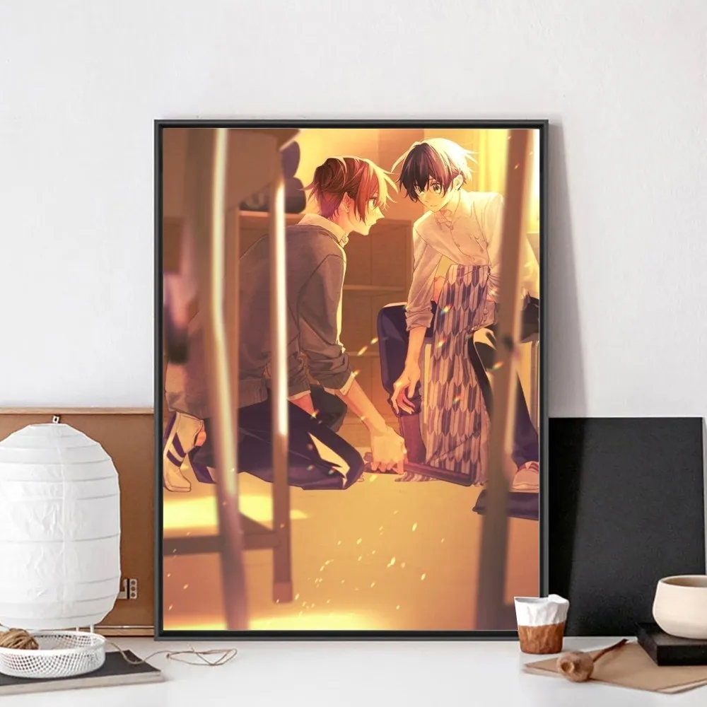 Anime Sasaki To Miyano Retro Poster No Framed Poster Kraft Club Bar Paper Vintage Poster Wall Painting Bedroom Study Stickers