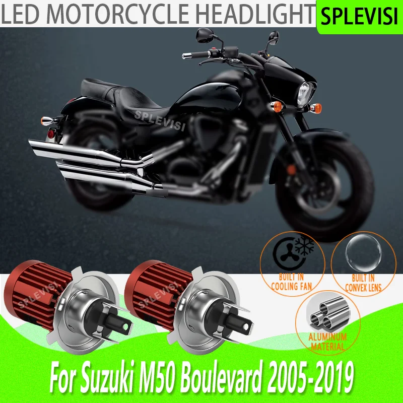 

LED Motorbike Headlight Bulb: 3000K/6000K, Quick Response For Suzuki M50 Boulevard 2005 2006 2007 2008 2009 2010 2011 2012-2019